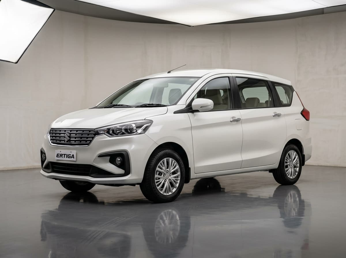 Maruti Suzuki Ertiga white vehicle